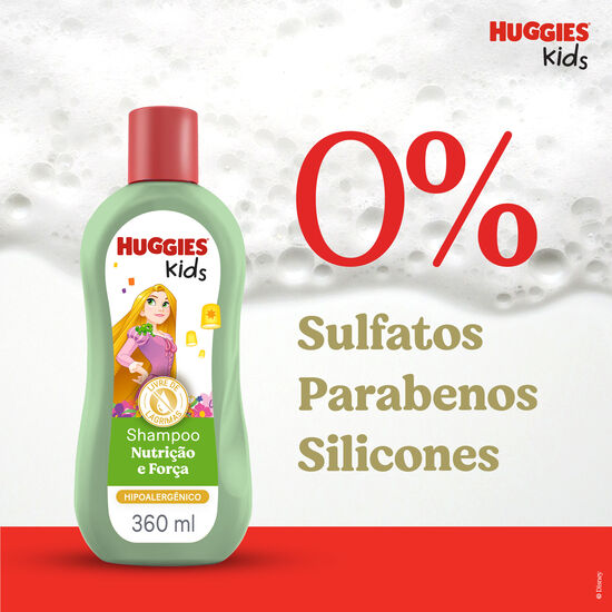 Shampoo Huggies Kids Nutrição e Força Enrolados - 360 ml